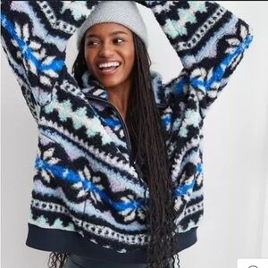 Offline by Aerie Women’s Fluffy Sherpa Quarter Zip